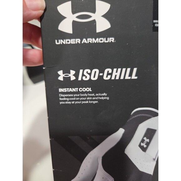 Under Armour Iso Chill Left Hand Golf Glove Medium Black White New SB - Picture 12 of 12
